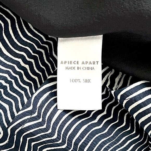 Apiece Apart Puebla Wabi Printed Silk-Crepe Mini Dress Size 4 - Picture 11 of 11